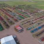 AERIAL PHOTOS Gratton Coulee Used Ag Agri Equipment Parts Tires Tractors Combines GCParts 1